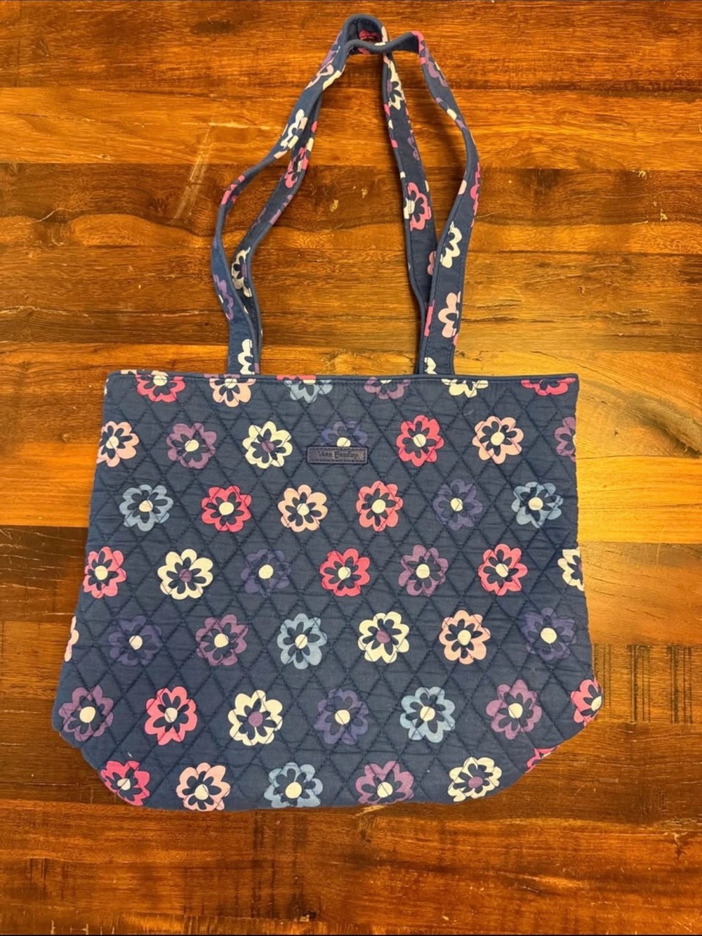 Vera Bradley Quilted Floral Shoulder Tote